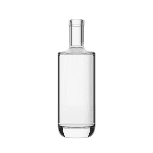 Embalagem de vidro Amazônia 700ml com fechamento plate e corpo liso para personalização.