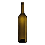 Garrafa de vidro Avant Première 750ml Saverglass com corpo levemente cônico e design Bordalês moderno.