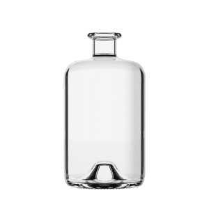 Embalagem de vidro Botânica 700ml com terminação Carnette, corpo liso e design elegante para bebidas premium.