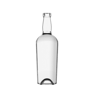 Garrafa de vidro Colonial 750ml Premier Pack com fechamento Plate, design moderno e resistente para bebidas premium.