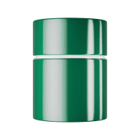 Tampa dosadora em plástico azul e verde para garrafas de destilados.