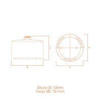 Frasco de vidro Roma 60ml cilíndrico com gargalo recrave 15, ideal para perfumes premium.