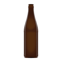Garrafa de vidro STD 500ml para cerveja.
