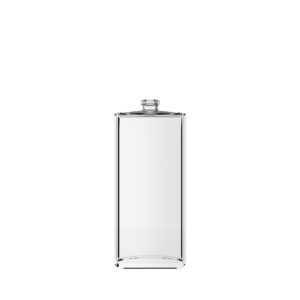 Frasco de vidro Kate 100ml para perfumes premium, design clássico e corpo amplo para personalizações.