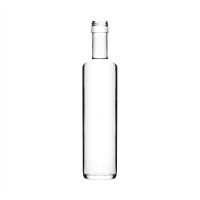 Garrafa Herança 500ml com terminação GPP 31,5mm, vidro branco e design sofisticado.