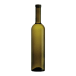 Garrafa de vidro Bamboo Wine 500ml Saverglass com design moderno e linhas precisas.