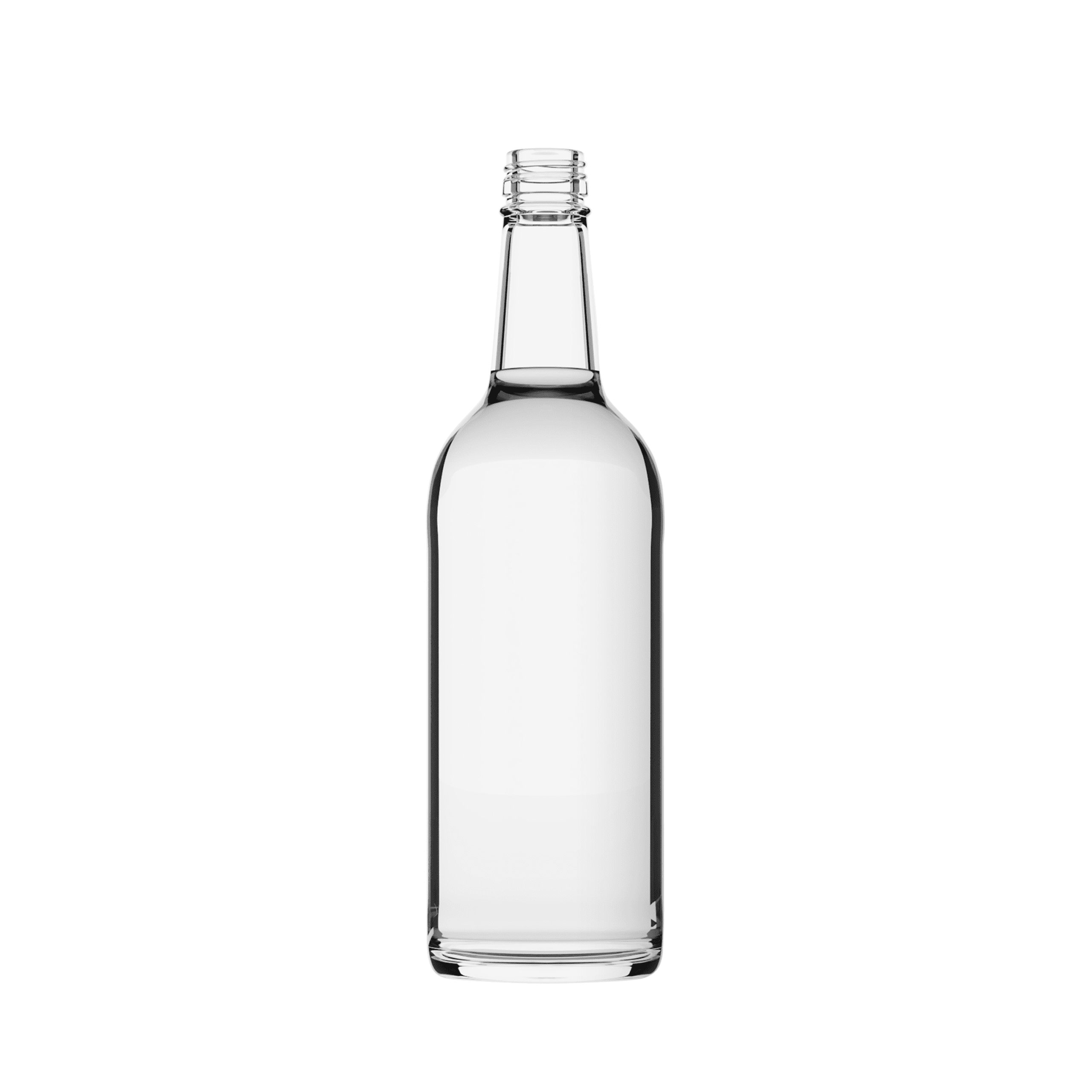 Garrafa Alquimia 750ml – Versatilidade e sofisticação em vidro premium Garrafa de vidro Alquimia 750ml com terminação GPI 28mm, versátil e sofisticada para cachaça, licores e negronis.