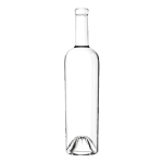 Garrafa de vidro Éclat Star Shining 750ml Saverglass com vidro Extra White e relevos luminosos.