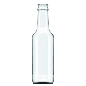 Garrafa Ice 275ml com terminação Twist-off Verallia, vidro transparente e design moderno.