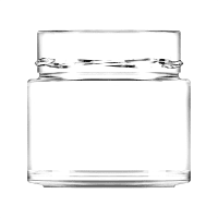 Frasco de vidro Infinity 210ml para cuidados pessoais e Home & Spa com terminação Deep 70mm.