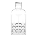 Frasco de vidro Mosaico 200ml com fechamento rosca 28/410 para Home & Spa.