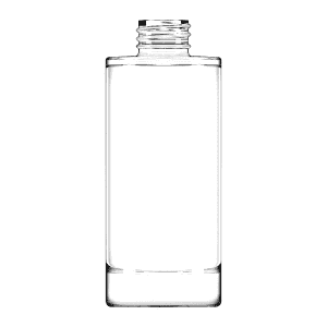 Frasco de vidro Olívia 200ml para Home & Spa com terminação 28/410.