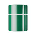 Tampa dosadora em plástico azul e verde para garrafas de destilados.