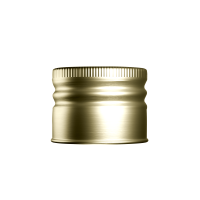 Tampa GPP metálica nas cores prata, dourado e preto com opção de gotejador.