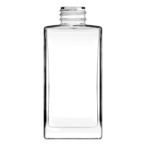 Frasco de vidro Quadrado 250ml para Home & Spa com terminação 28/410.