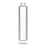Frascos de vidro Quadrados FEA15 nos volumes 50ml e 110ml, ideais para perfumes premium.
