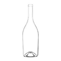 Garrafa de vidro Synergy 3000ml Saverglass, design cônico elegante para vinhos premium.