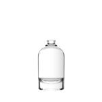 Frasco de vidro Solo 100ml cilíndrico, corpo liso e terminação FEA 15, ideal para perfumes premium.