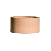 : Capa de madeira Tapì para tampa com furo natural.