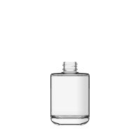 Garrafa de vidro Texas 250ml com vidro extra branco, fundo espesso e design imponente para Home & Spa e kits especiais.