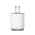 Garrafa de vidro Texas 700ml em vidro extra branco com fundo grosso, design imponente e sofisticado para bebidas premium.