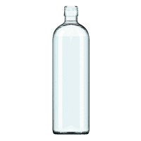 Garrafa Vodka 950ml com terminação GPP 31,5 Verallia, vidro transparente e design premium.