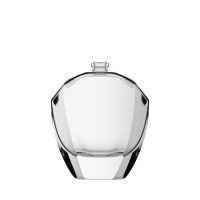 Frasco de vidro Ágata 75ml com terminação FEA 15, corpo elegante e design exclusivo para perfumes e fragrâncias premium.