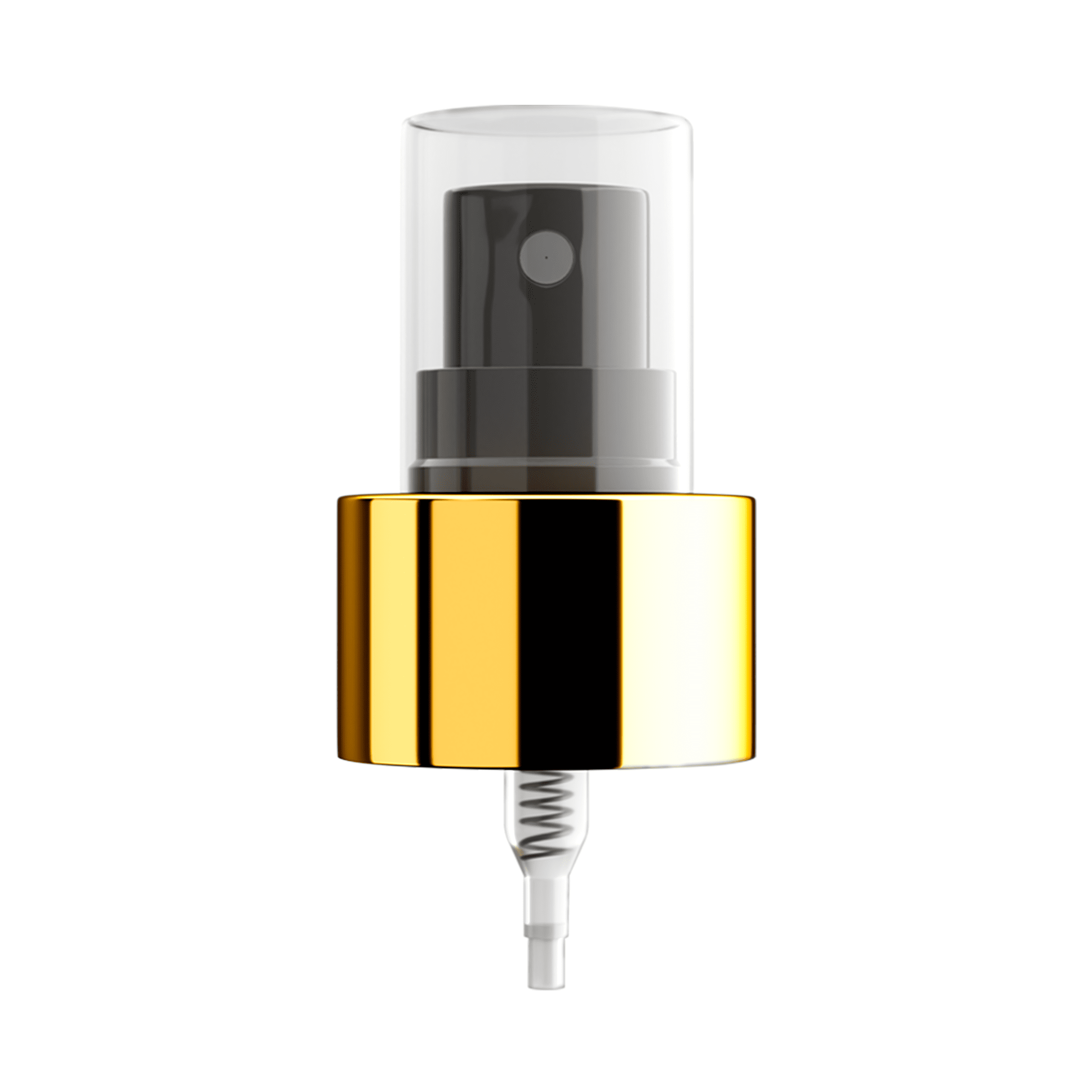 Spray Luxo 28/410 – Válvula metálica para Home & Spa Spray Luxo 28/410 dourado com atuador preto, acabamento metálico e válvula de pulverização fina.
