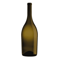 Garrafa de vidro Synergy 3000ml Saverglass com ombros arredondados e pescoço cilíndrico elegante.