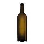 Garrafa de vidro Bordelaise Invent 750ml Saverglass com design eco-responsável e linhas suaves.