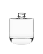 Frasco de vidro Áurea 300ml cilíndrico, com ombro reto, inspirado no equilíbrio e ideal para Home & Spa.