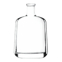 Garrafa de vidro Attitude 750ml Saverglass para destilados premium.