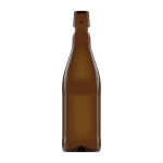 Garrafa de vidro Belga Clip 550ml para cerveja artesanal.
