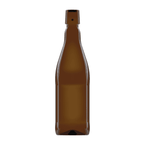 Garrafa de vidro Belga Clip 550ml para cerveja artesanal.