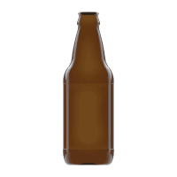 Garrafa de vidro OW 300ml Verallia para cerveja, formato tradicional.