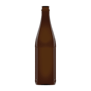 Garrafa de vidro STD 500ml para cerveja.