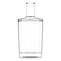 Garrafa de vidro Neos 700ml Saverglass para Home & Spa com terminação Plate.